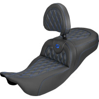 Roadsofa™ Carbon Fiber Seat — 31 in, 17-1/2 in, 14-1/2 in, 11-1/2 in, 13-1/2 in, Black, Blue, Carbon Fiber
