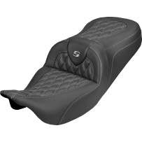 Roadsofa™ Carbon Fiber Seat — Black, Silver, 2-Up Seat