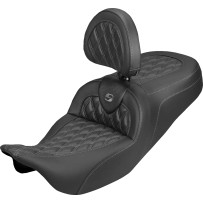 Roadsofa™ Carbon Fiber Seat — with Driver Backrest, Black/Gray
