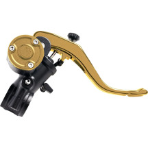 Radial Brake Master Cylinder — 18 mm bore, 1" clamp, Anodized Gold