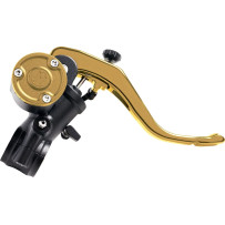 Radial Brake Master Cylinder — 18 mm bore, 1" clamp, Anodized Gold