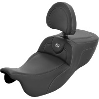 Roadsofa™ Extended Reach Seat — Black, 2-Up Seat, Includes Backrest