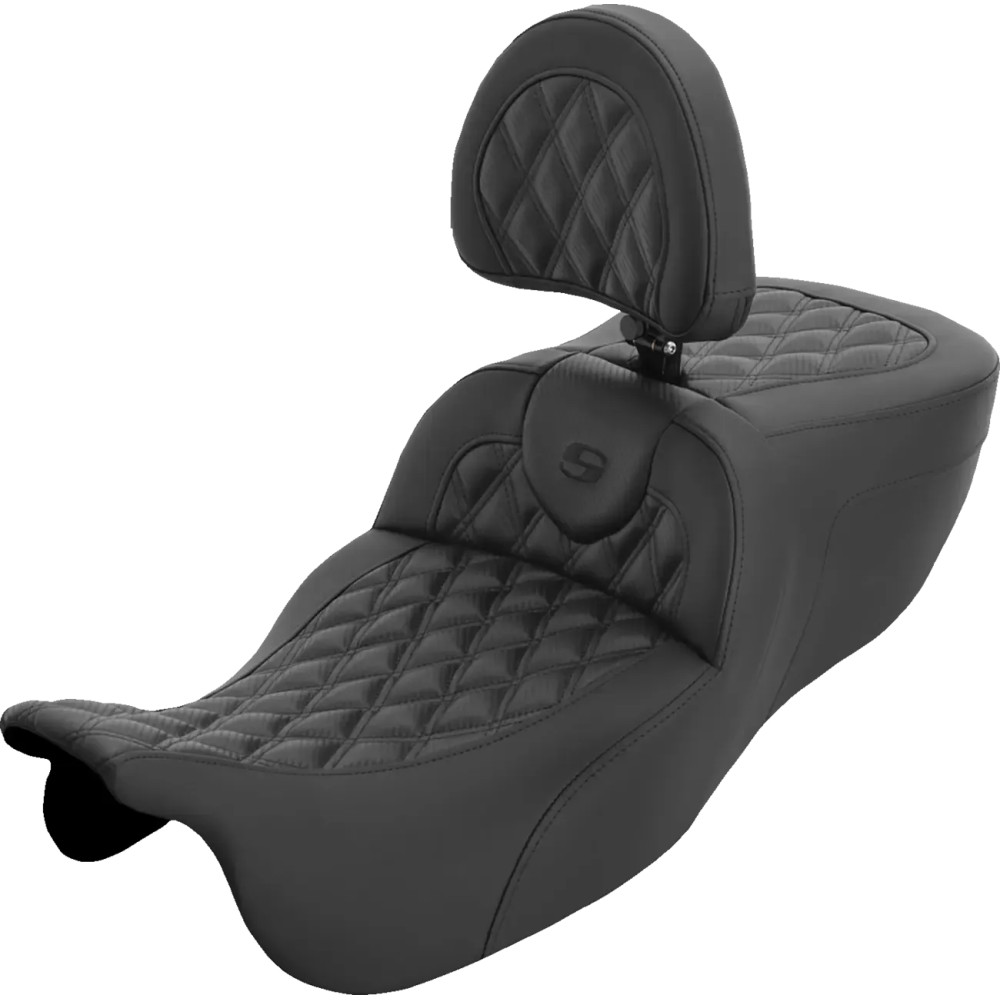 Roadsofa™ Extended Reach Seat — Black, 2-Up, Includes Backrest