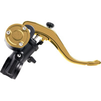 Radial Brake Master Cylinder — 14 mm (9/16") bore, 1" clamp, Gold anodized