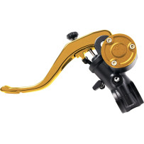 Radial Clutch Master Cylinder — 25.4 mm (1") clamping diameter, 18 mm (11/16") bore, Anodized Gold