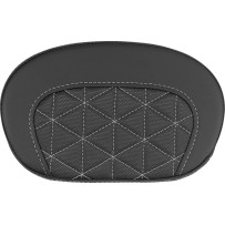 Mini Contour Sissy Bar Pad — 26,5 cm x 16,5 cm, Black/Silver