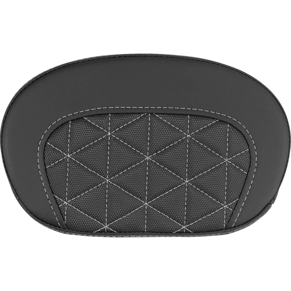 Mini Contour Sissy Bar Pad — 26,5 cm x 16,5 cm, Black/Silver
