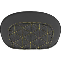 Mini Contour Sissy Bar Pad — 16,5 cm, 26,5 cm, Black, Gold