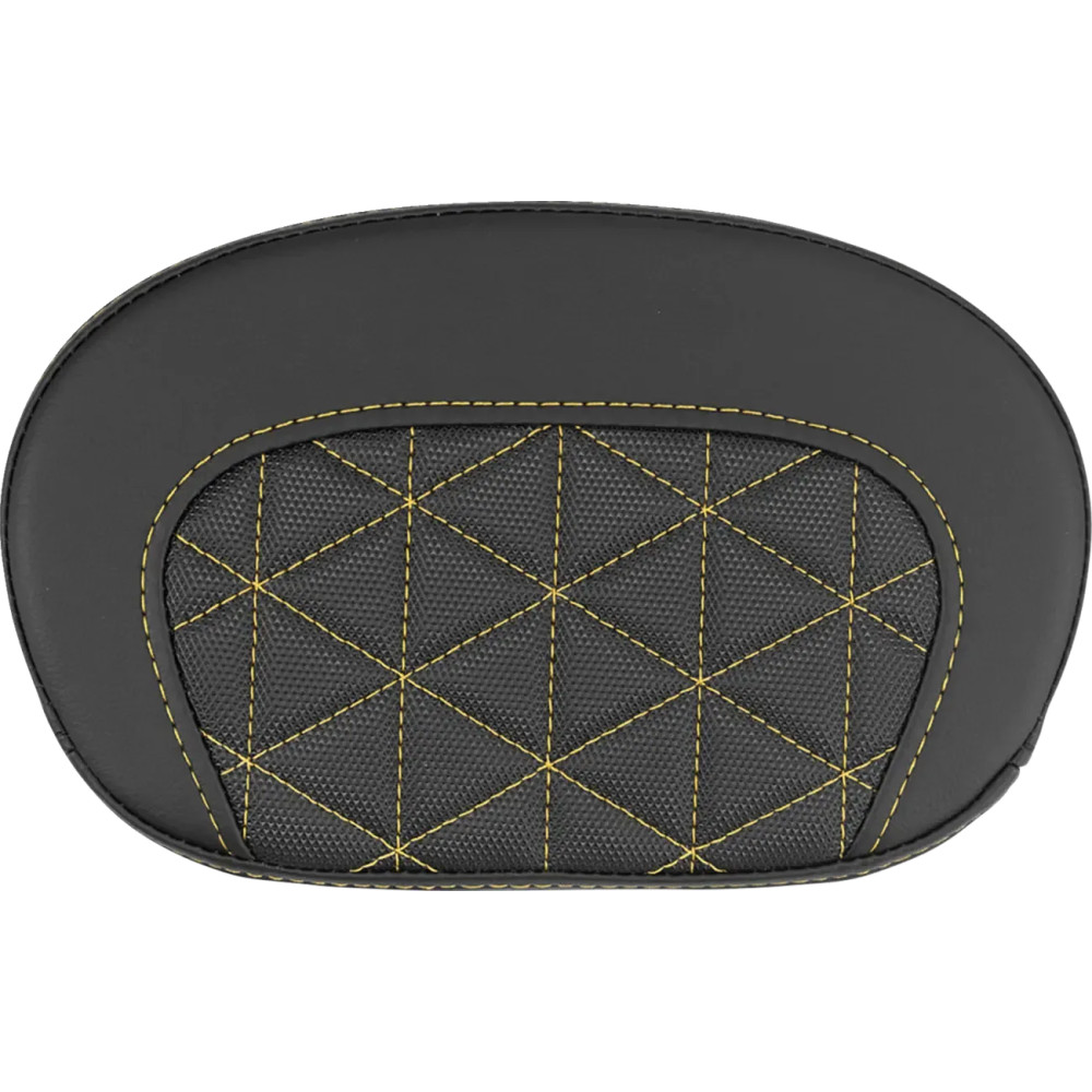 Mini Contour Sissy Bar Pad — 16,5 cm, 26,5 cm, Black, Gold