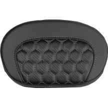 Mini Contour Sissy Bar Pad — 16.5 cm x 26.5 cm, Black/Gray