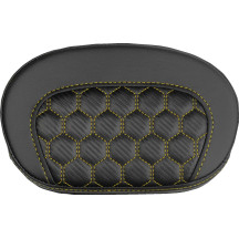 Mini Contour Sissy Bar Pad — 16.5 cm x 26.5 cm, Black/Gold
