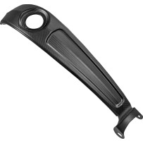 Center Fill Carbon Fiber Dash Console — 25 in L x 5 in W x 4 in D, Black Matte, Carbon Fiber
