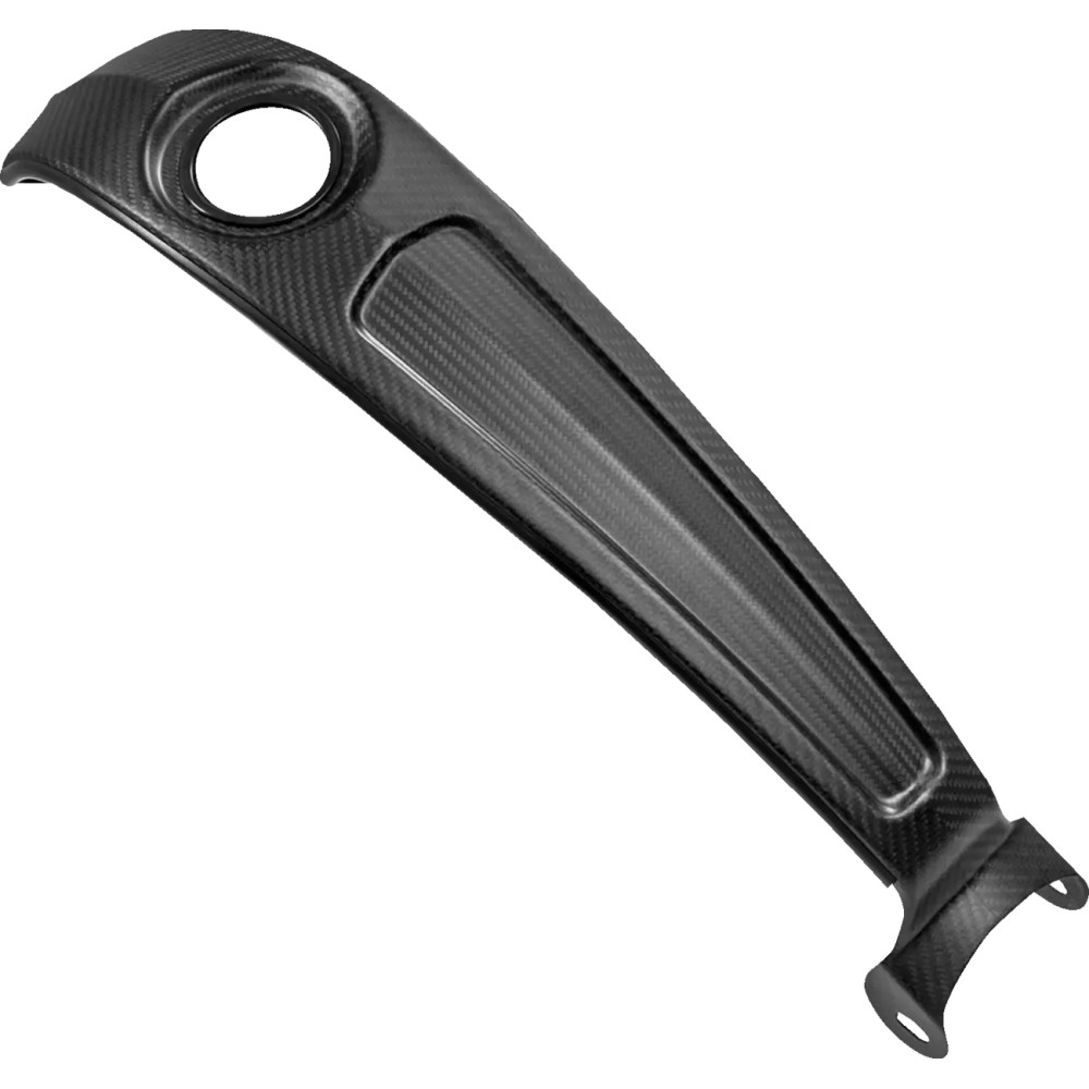 Center Fill Carbon Fiber Dash Console — 25 in L x 5 in W x 4 in D, Black Matte, Carbon Fiber