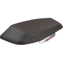 Dragon Scale Saddlebag Lid Covers — Black, Red, Pair