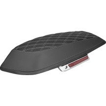 Saddlebag Lid Covers — Black, 76.2 mm, 66 cm, 28 cm