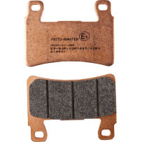 RoadPro Sintered Metal Brake Pads — 74.4 mm, 55.2 mm, 9.2 mm, Set of 2