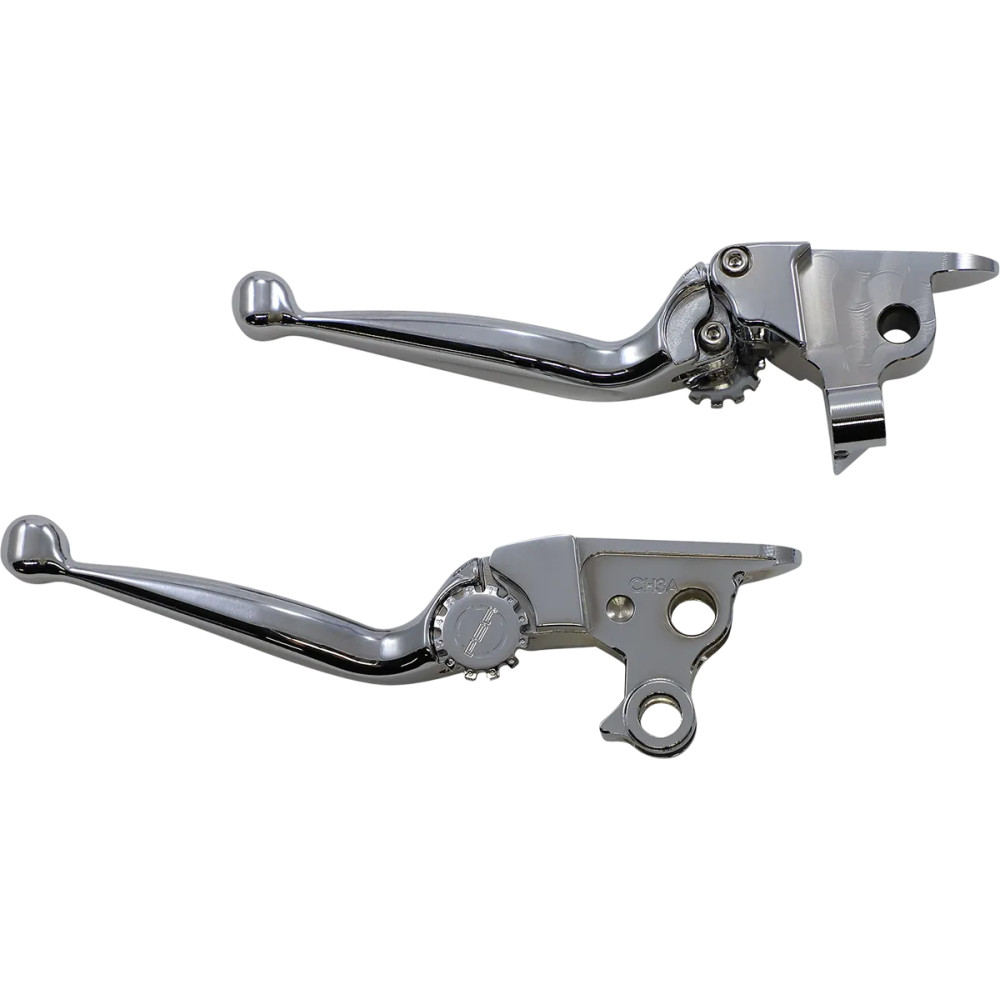 Journey Adjustable Lever Set for Harley Models — Chrome