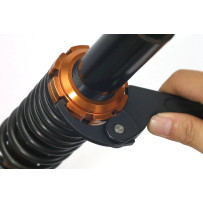 Adjustable C Hook Wrench — Adjustable, Self-Locking, Black