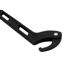 Adjustable C Hook Wrench — Adjustable, Self-Locking, Black