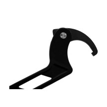 Adjustable C Hook Wrench — Adjustable, Self-Locking, Black