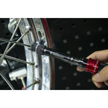 2 in 1 Adjustable Spoke Torque Wrench Kit — 2-10 Nm, Black, Red