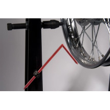Wheel Turning and Balancing Stand — 455 mm, 370 mm, Black, Silver