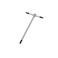 T-Handle Hex Wrench — 5mm Hex x 180mm, Silver
