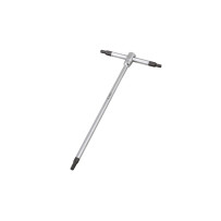 T-Handle Hex Wrench — 4mm x 180mm, Silver