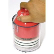 Bearing Packer Portable — Adjustable, Reusable, Clear, Orange