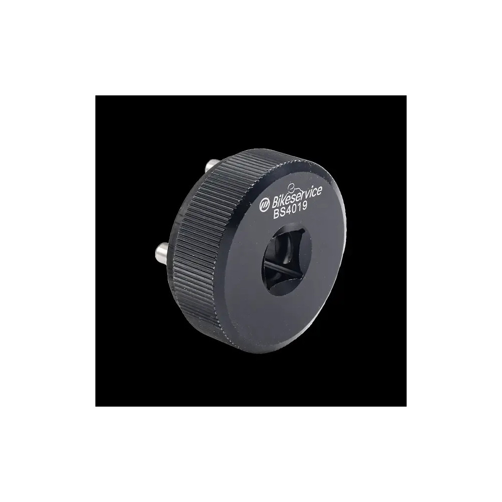 Steering Stem Nut Tool — 3/8" square drive, black