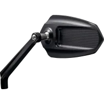 Ascent Pro Mirror — Black, Matte, Hexagon