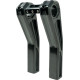 Elevadores Ascent Pro — 20,5 cm de altura, abrazadera de 1-1/4", negro brillo
