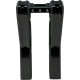 Elevadores Ascent Pro — 20,5 cm de altura, abrazadera de 1-1/4", negro brillo