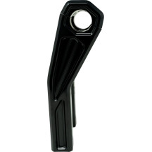 Ascent Pro Risers — 8" rise, 1-1/4" bar clamp, black gloss