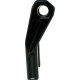 Elevadores Ascent Pro — 20,5 cm de altura, abrazadera de 1-1/4", negro brillo