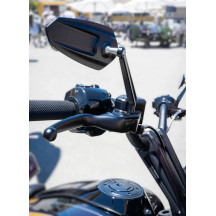 Ascent Pro Mirror — Black, Matte, Hexagon, Screw-In