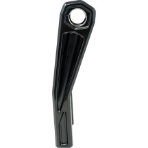 Ascent Pro Risers — 10 in rise, 1-1/4 in clamp, 1-1/2 in pullback, black gloss
