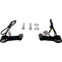 Elypse 2-1 Turn Signals — LED, Black, Smoke Lens