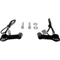Elypse 2-1 Turn Signals — LED, Black, Smoke Lens