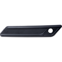 Saddlebag Latch Covers — Black, Anodized, Billet Aluminum