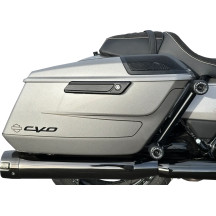 Saddlebag Latch Covers — Black, Anodized, Billet Aluminum