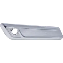 Saddlebag Latch Covers — Chrome, Billet Aluminum
