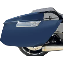 Saddlebag Latch Covers — Chrome, Billet Aluminum