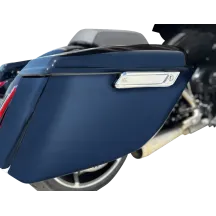 Saddlebag Latch Covers — Chrome, Billet Aluminum