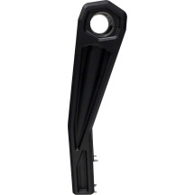 Ascent Pro Risers — 10" Rise, 1-1/4" Clamp, 1-1/2" Pullback, Black