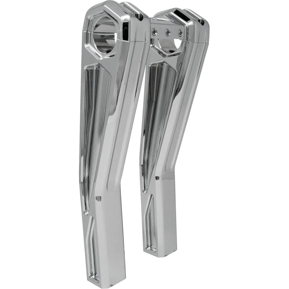 Ascent Pro Risers — 1-1/4" clamp, 1-1/2" pullback, 10" rise