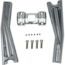 Ascent Pro Risers — 1-1/4" clamp, 1-1/2" pullback, 10" rise