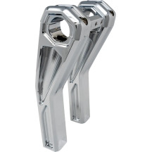 Ascent Pro Risers — 8" Rise, 1-1/4" Clamp, 1-1/2" Pullback