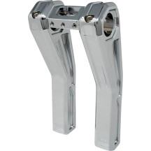 Ascent Pro Risers — 8" Rise, 1-1/4" Clamp, 1-1/2" Pullback