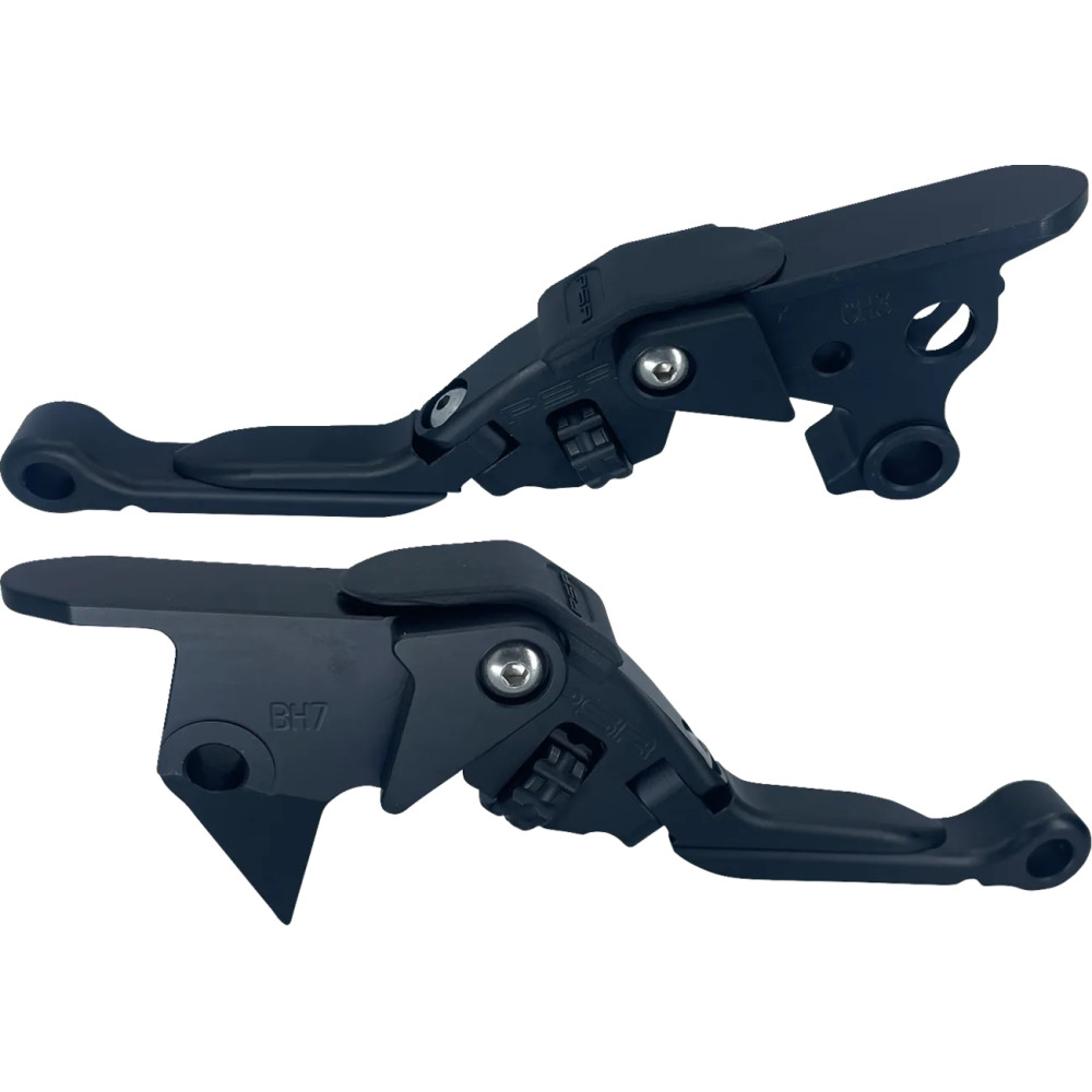 Anthem Pro Adjustable Lever Set for Harley Models — Black, Polished, Brake & Clutch